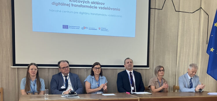 Školy, zamestnávatelia aj experti spájajú sily. Ministerstvo predstavilo spoločné priority digitálnej transformácie vzdelávania Školy, zamestnávatelia aj experti spájajú sily. Ministerstvo predstavilo spoločné priority digitálnej transformácie vzdelávania